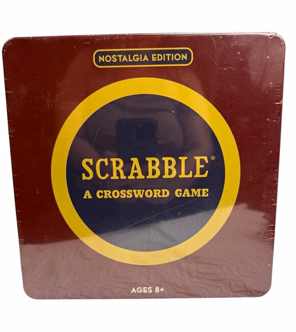 Hasbro Other - Scrabble Nostalgia Edition 1948 Tin Board Game Classic Crossword NEW Sealed